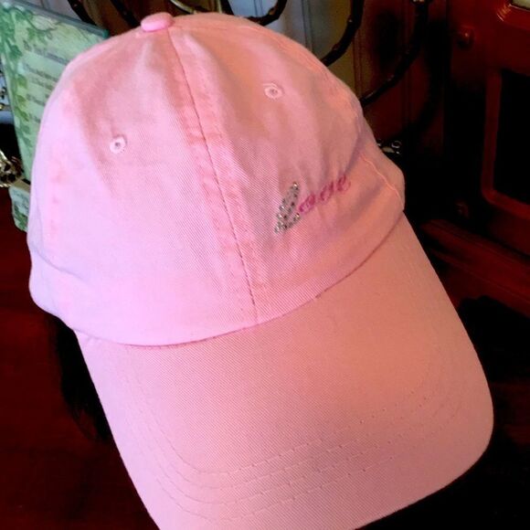 VTG Pink 90s Style  Ulta Bling Cap/Hat - Picture 1 of 6